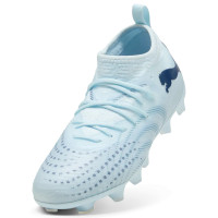 PUMA Future 9 Match Gazon Naturel Artificiel Chaussures de Foot (MG) Enfants Bleu Clair Bleu