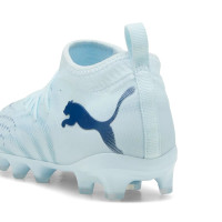 PUMA Future 9 Match Gazon Naturel Artificiel Chaussures de Foot (MG) Enfants Bleu Clair Bleu