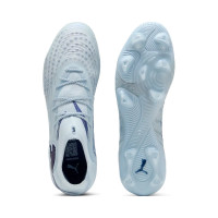 PUMA Future 9 Ultimate Gazon Naturel Chaussures de Foot (FG) Bleu Clair Bleu