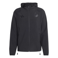 adidas Real Madrid Tiro Travel Veste d'Entraînement Noir