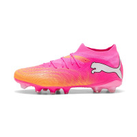 PUMA Future 9 Match Gras / Kunstgras Voetbalschoenen (MG) Felroze Blauw Geel