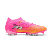 PUMA Future 9 Match Gras / Kunstgras Voetbalschoenen (MG) Felroze Blauw Geel