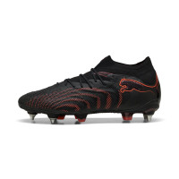 PUMA Future 9 Ultimate Crampons Vissés Chaussures de Foot (SG) Noir Rouge