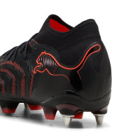 PUMA Future 9 Ultimate Crampons Vissés Chaussures de Foot (SG) Noir Rouge