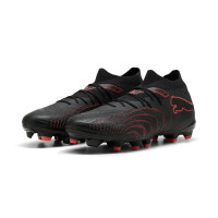 PUMA Future 9 Match Gazon Naturel Artificiel Chaussures de Foot (MG) Noir Rouge