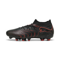 PUMA Future 9 Match Gazon Naturel Artificiel Chaussures de Foot (MG) Noir Rouge