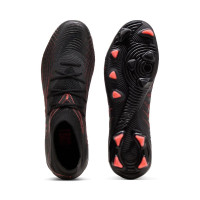 PUMA Future 9 Match Gazon Naturel Artificiel Chaussures de Foot (MG) Noir Rouge