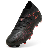 PUMA Future 9 Match Gazon Naturel Artificiel Chaussures de Foot (MG) Noir Rouge
