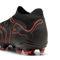 PUMA Future 9 Match Gazon Naturel Artificiel Chaussures de Foot (MG) Noir Rouge