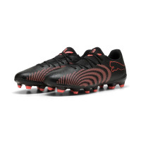 PUMA Future 9 Play Gazon Naturel / Artificiel Chaussures de Foot (MG) Noir Rouge