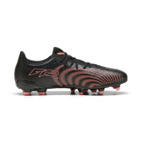PUMA Future 9 Play Gazon Naturel / Artificiel Chaussures de Foot (MG) Noir Rouge