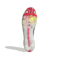 adidas Predator Elite FT Gazon Artificiel Chaussures de Foot (AG) Rouge Blanc Noir