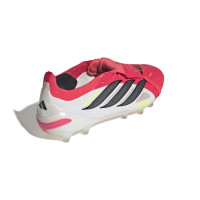 adidas Predator Elite FT Gazon Artificiel Chaussures de Foot (AG) Rouge Blanc Noir