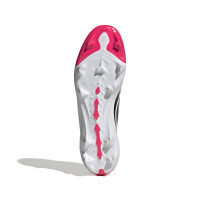 adidas Predator League Gras Voetbalschoenen (FG) Rood Wit Zwart