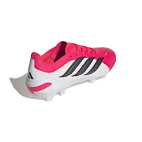 adidas Predator League Gras Voetbalschoenen (FG) Rood Wit Zwart