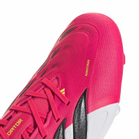 adidas Predator League Gras Voetbalschoenen (FG) Rood Wit Zwart