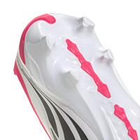 adidas Predator League Gras Voetbalschoenen (FG) Rood Wit Zwart