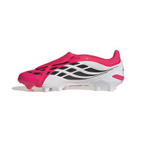 adidas Predator League FT Gazon Naturel Chaussures de Foot (FG) Rouge Blanc Noir