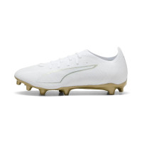PUMA Ultra 6 Match Gazon Naturel Artificiel (MG) Blanc Doré