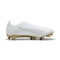 PUMA Ultra 6 Match Gazon Naturel Artificiel (MG) Blanc Doré