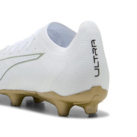 PUMA Ultra 6 Match Gazon Naturel Artificiel (MG) Blanc Doré