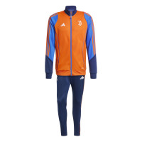 adidas Juventus Survêtement Full-Zip 2024-2025 Orange Bleu Foncé Bleu Blanc