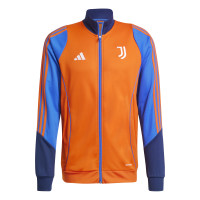 adidas Juventus Survêtement Full-Zip 2024-2025 Orange Bleu Foncé Bleu Blanc