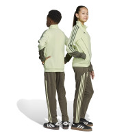 adidas Real Madrid Survêtement Full-Zip 2025-2026 Enfants Vert Clair Gris