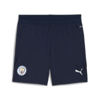 PUMA Manchester City Ensemble Training 2025-2026 Enfants Bleu Clair Bleu Foncé Blanc