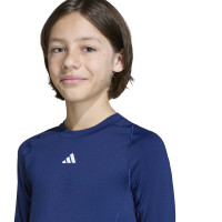 adidas TECHFIT Ondershirt Kids Donkerblauw