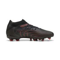 PUMA Future 9 Pro Gazon Naturel Artificiel Chaussures de Foot (MG) Noir Rouge