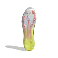 adidas F50 Elite Gras Voetbalschoenen (FG) Neongeel Zwart Rood