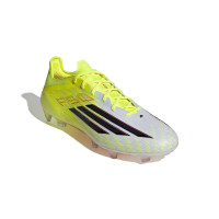 adidas F50 Elite Gras Voetbalschoenen (FG) Neongeel Zwart Rood