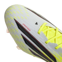 adidas F50 Elite Gras Voetbalschoenen (FG) Neongeel Zwart Rood