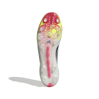 adidas Predator Elite Sans Lacets Gazon Artificiel Chaussures de Foot (AG) Rouge Blanc Noir