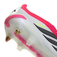 adidas Predator Elite FT IJzeren-Nop Voetbalschoenen (SG) Rood Wit Zwart