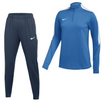 Survêtement Nike Dri-FIT Strike 26 à 1/4 fermeture éclair pour femmes, bleu, bleu foncé