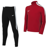 Survêtement Nike Dri-FIT Strike 26 à 1/4 Zip pour Enfants, rouge et noir