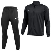 Survêtement à fermeture éclair intégrale Nike Dri-FIT Strike 26 noir et blanc