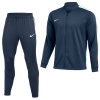 Survêtement zippé Nike Dri-FIT Strike 26, bleu foncé, blanc