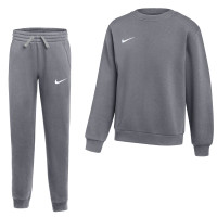 Combinaison De Jogging En Polaire Nike Park 26 Pour Enfants, Gris Foncé, Blanc