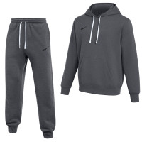Survêtement à capuche Nike Park 26 en polaire gris foncé et noir