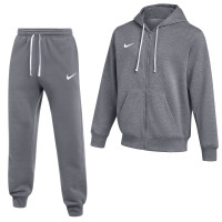 Combinaison de jogging Nike Park 26 en polaire gris foncé et blanc