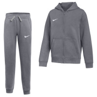 Nike Park 26 Fleece Vest Joggingpak Kids Donkergrijs Wit