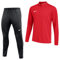 Survêtement Nike Dri-FIT Park 26 à 1/4 fermeture éclair rouge noir