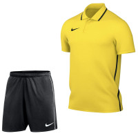Ensemble d'entraînement Nike Dri-FIT Park 26 Polo, jaune et noir