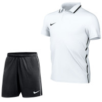 Ensemble d'entraînement de polo Nike Dri-FIT Park 26 pour Enfants, blanc et noir