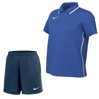 Nike Dri-FIT Park 26 Polo Trainingsset Dames Blauw Donkerblauw