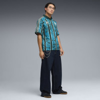 T-shirt rétro PUMA Manchester City KING 2025-2026 bleu foncé noir blanc