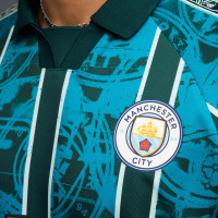 T-shirt rétro PUMA Manchester City KING 2025-2026 bleu foncé noir blanc